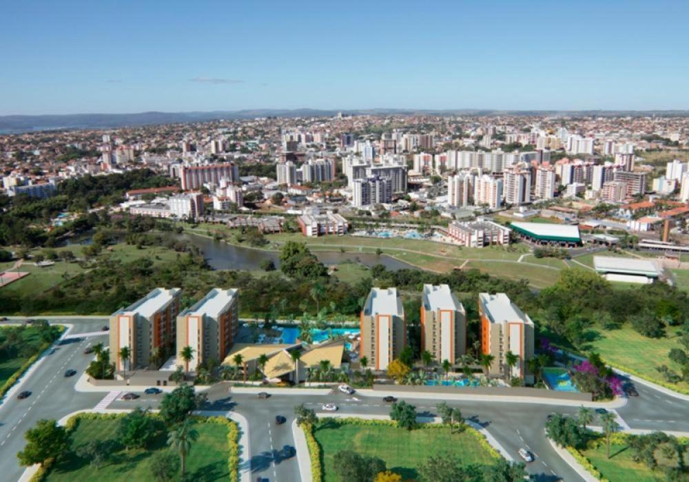 Caldas Novas Privê Alta Vista Thermas Resort - Sensacional! Apto Suíte Luxo 02 Quartos até 06 pessoas - Incrível! Exterior foto