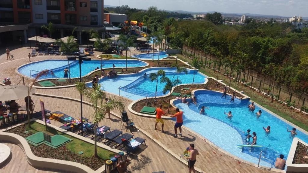 Caldas Novas Privê Alta Vista Thermas Resort - Sensacional! Apto Suíte Luxo 02 Quartos até 06 pessoas - Incrível! Exterior foto